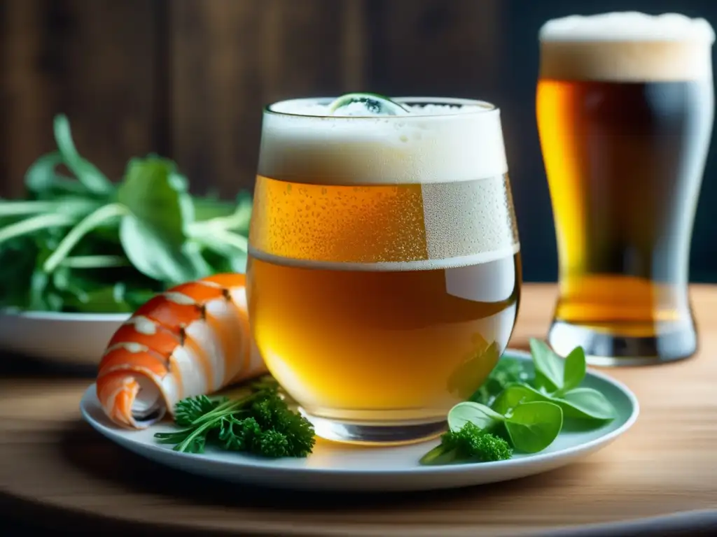 Exquisita armonía: cerveza, mariscos y verduras Maridaje de cerveza y comida: Webinars de Maridaje