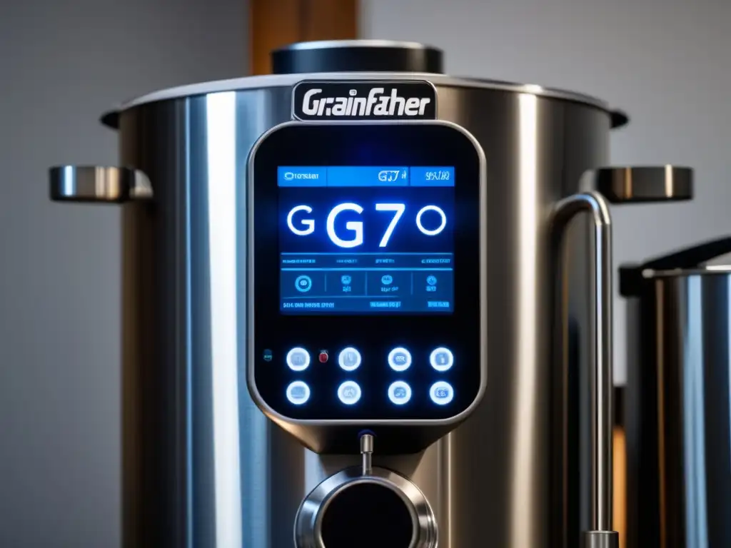 Grainfather G70: Sistema automatizado de última generación Sistema automatizado de homebrewing con diseño moderno y sofisticado