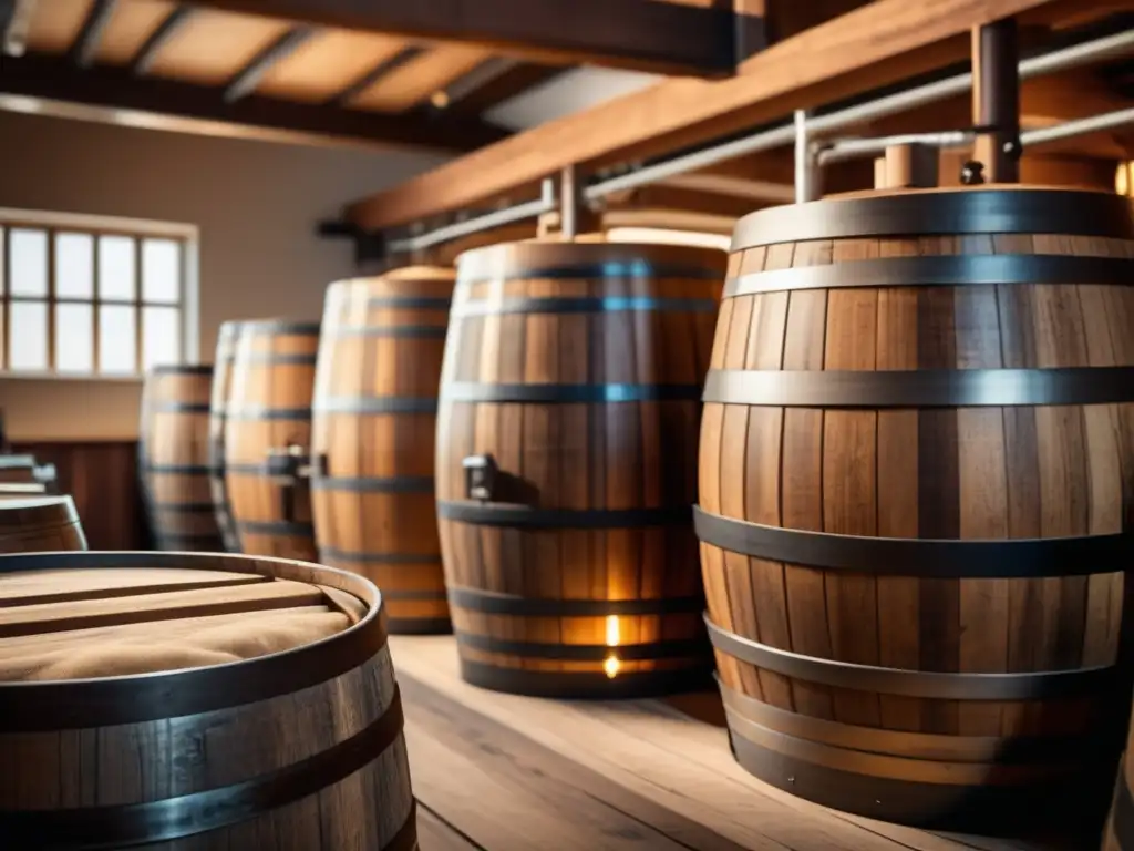 Interior de cervecería: historia, modernidad y detalles de producción de cerveza (Entre Historia y Modernidad)