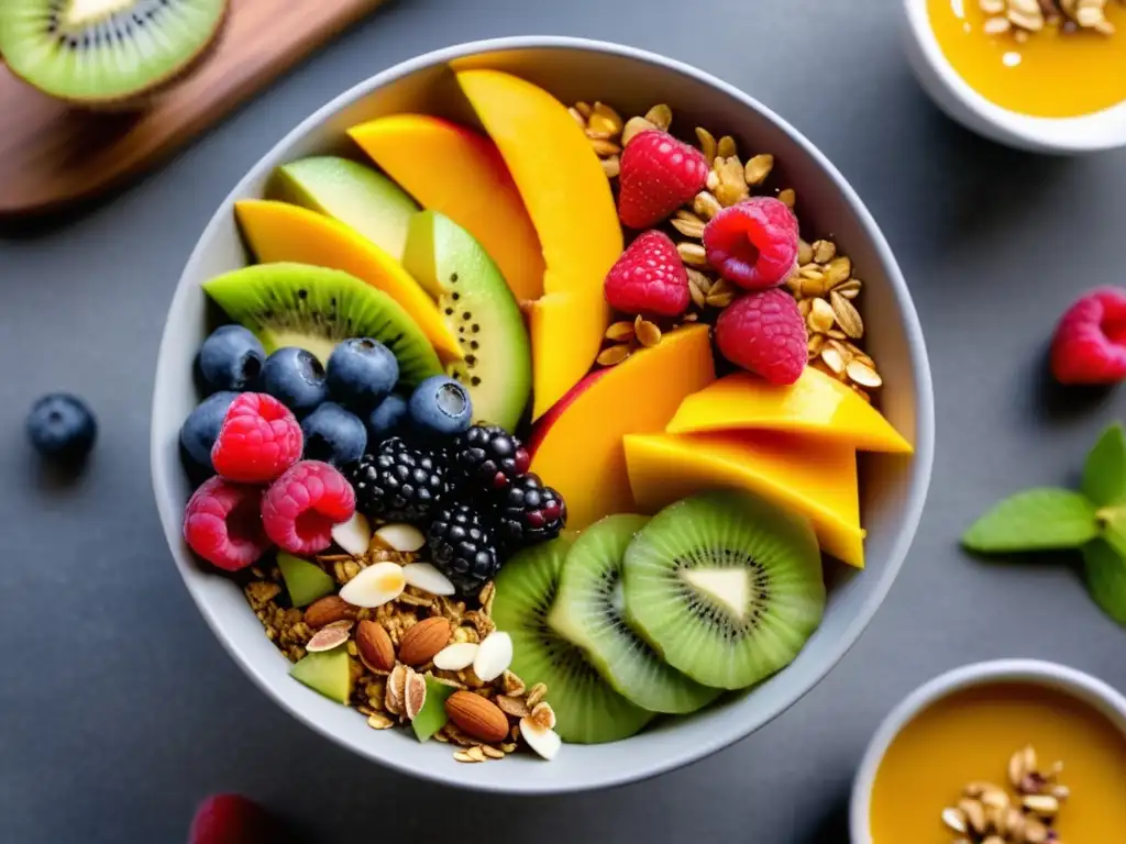 Desayuno ligero con Berliner Weisse y frutas frescas