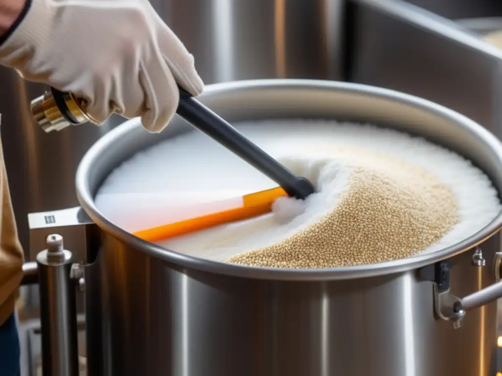 Medición precisa de temperatura en proceso de maceración Procesos de elaboración: Medición precisa de temperatura en el mash tun por el cervecero profesional