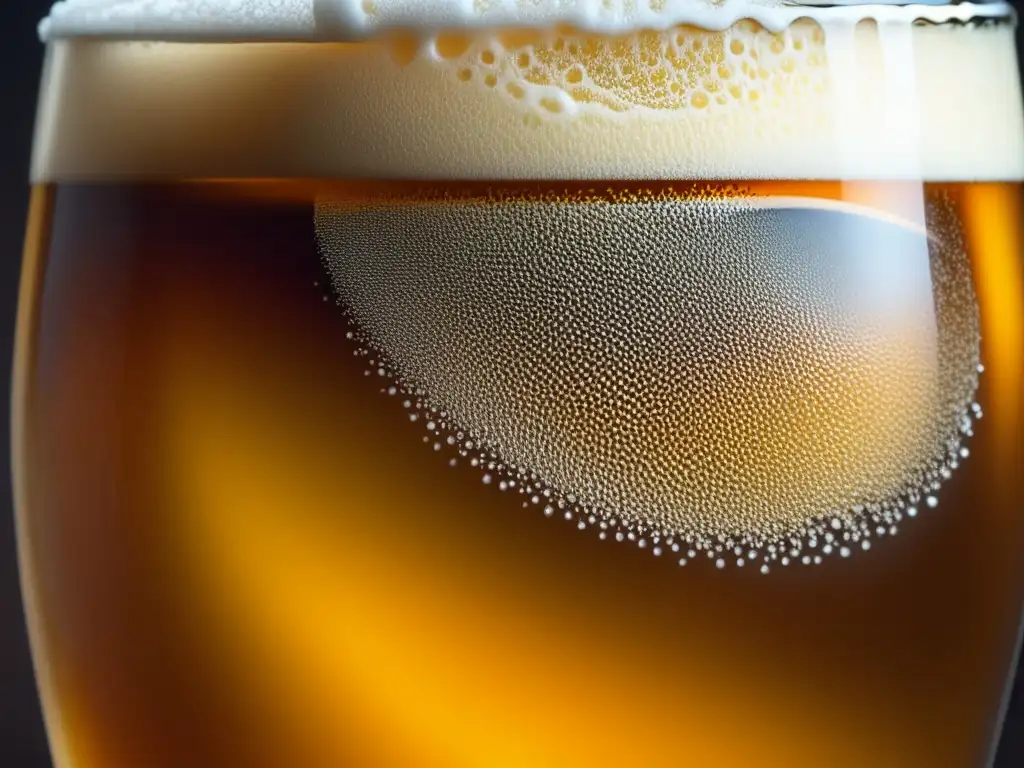 Cerveza ámbar con burbujas y espuma cremosa - Clasificaciones