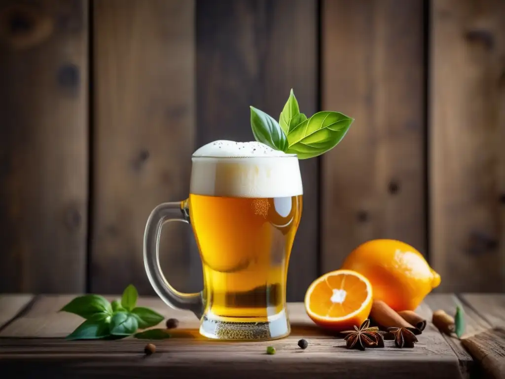 Cerveza artesanal con especias: detalle sorprendente