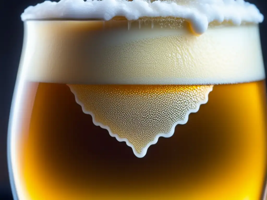 Cerveza artesanal dorada con espuma cremosa Cerveza artesanal: un análisis de mercado