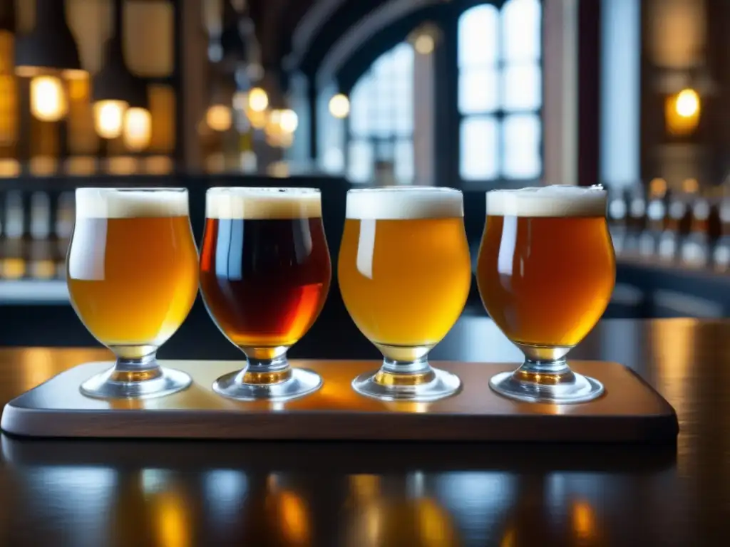 Degustación de cervezas artesanales en Ámsterdam Degustación de cerveza en In de Wildeman, uno de los mejores bares en Ámsterdam