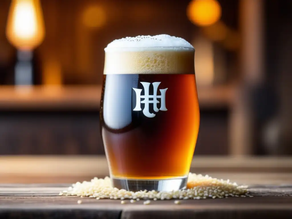 Cerveza Hitachino Nest: vistosa y elegante con color ámbar, espuma abundante y ambiente sereno