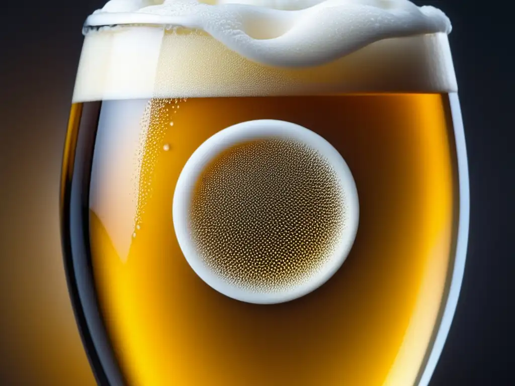 Cerveza filtrada con innovación: burbujas, espuma y pureza
