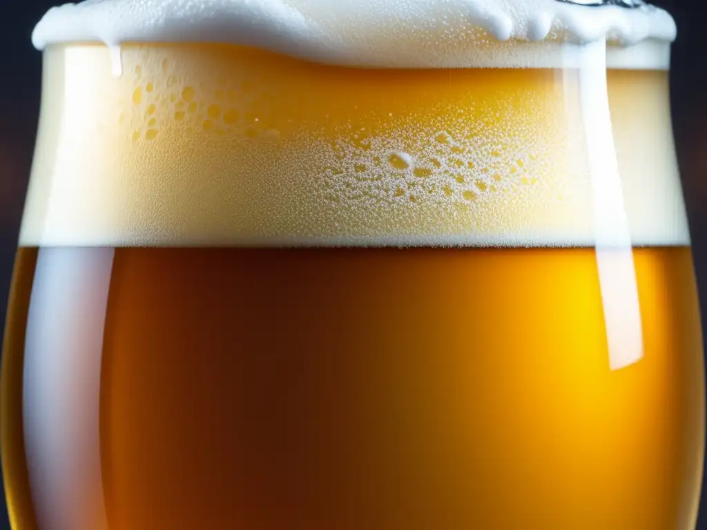 Una cerveza dorada y efervescente en un vaso frío, representando los estilos del mundo