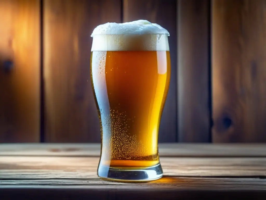 Cerveza de sesión dorada con baja graduación y atmósfera relajante