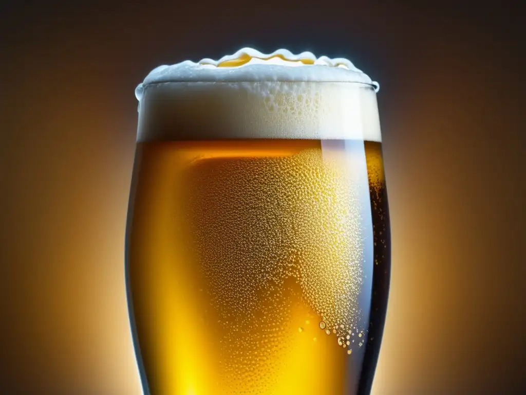 Cerveza Paceña en vaso elegante Cerveza Paceña en vaso elegante con burbujas