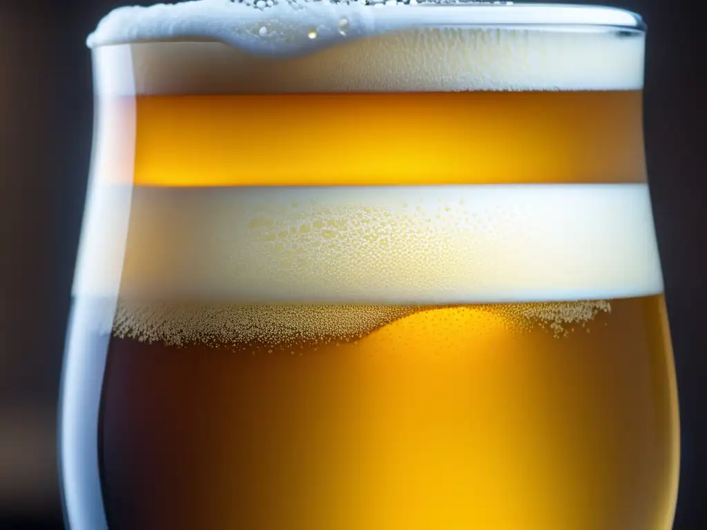 Cerveza Saison efervescente Cerveza Saison vibrante y efervescente en vaso -