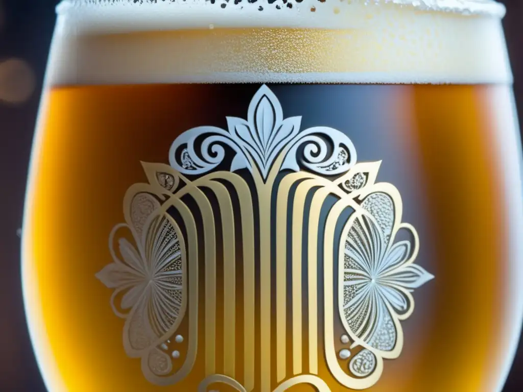 Vaso de cerveza checa lleno y dorado con burbujas - Bares en Praga