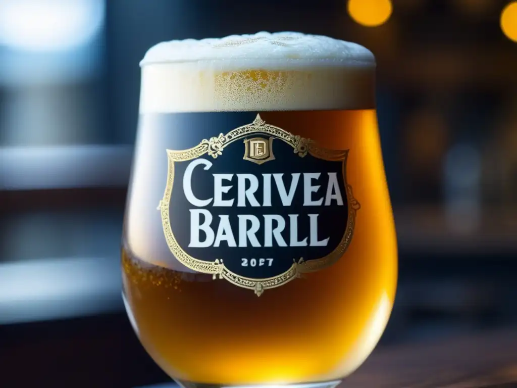 Cerveza artesanal dorada en vaso exquisito Una experiencia inolvidable: Cervecería Antiguo Barril - Conoce la Tradición