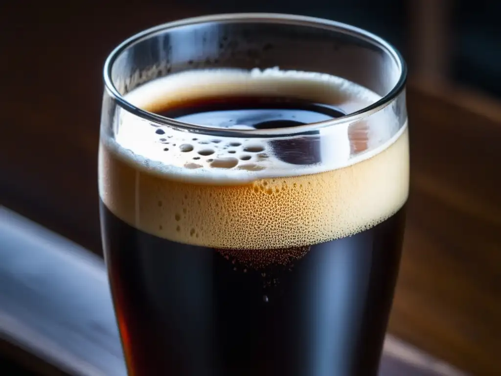 Pintura de Deschutes Black Butte Porter Cerveza Porter Deschutes Black Butte: Intenso color, espuma cremosa y detalles cautivadores