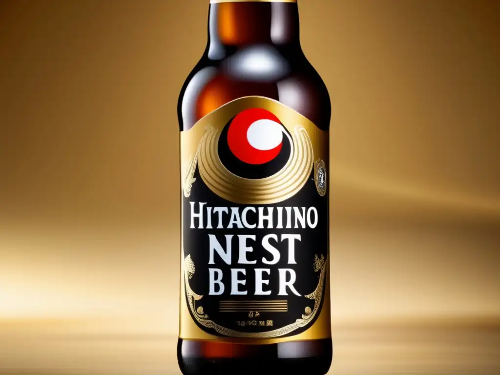 Detalles impresionantes de la cerveza Hitachino Nest: tradición y modernidad en una sola imagen