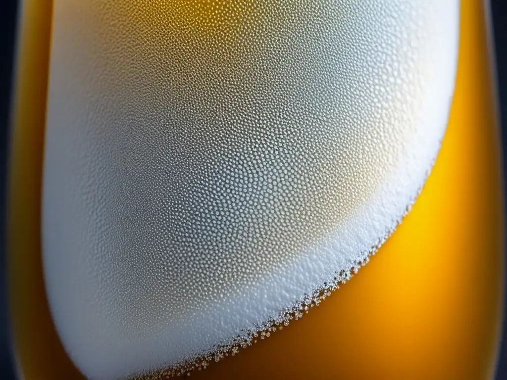 Cerveza sin alcohol dorada y refrescante Tendencias de consumo: Vaso de cerveza sin alcohol dorada y espumosa, fresca y elegante