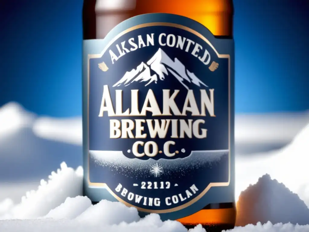 Botella de cerveza Alaskan Brewing Co