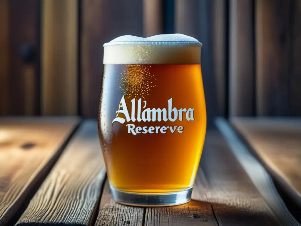 Cerveza Alhambra Reserva 1925 Lager, dorada y refrescante