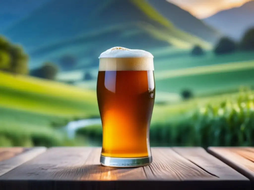 Cerveza artesanal eco-amigable Cervezas de beneficio: Imagen fascinante de prácticas cerveceras sostenibles