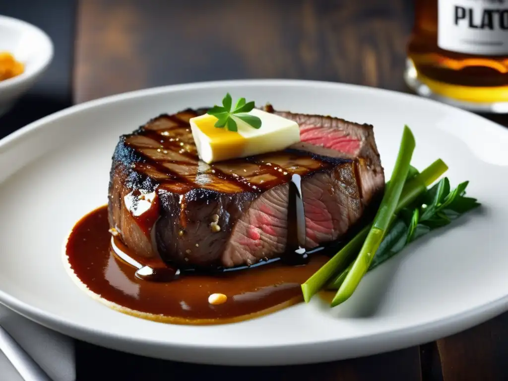 Plato 1: Filete de res con cerveza lager Plato 1: Filete de res con cerveza lager - Lagers en el Plato