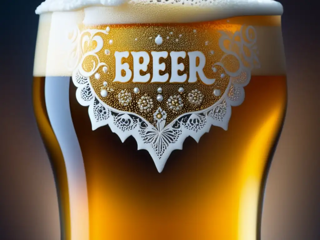 Cerveza artesanal dorada con espuma cremosa y burbujas en vaso - Expansión de mercado