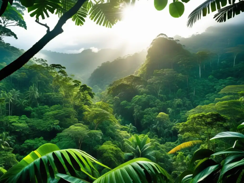 Selva tropical exuberante y vibrante Conservación de exuberante selva tropical, vida vibrante y detalles cautivadores