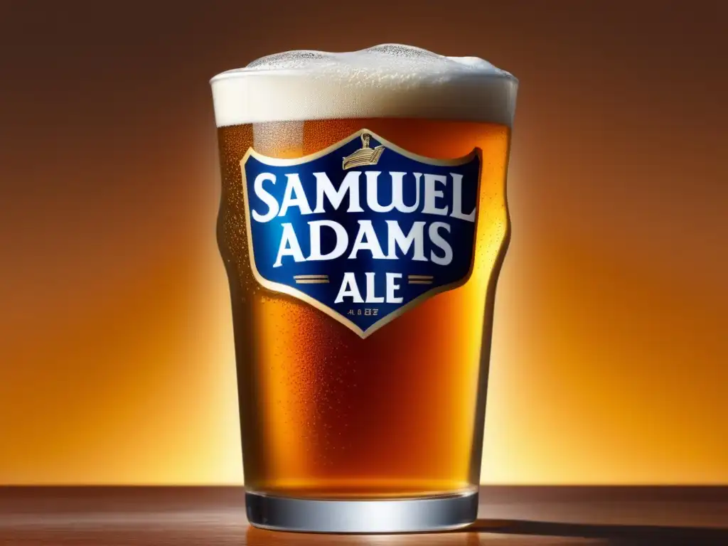 Cerveza de verano refrescante con limón Cerveza de verano Samuel Adams, dorada y refrescante, con burbujas y limón - Golden Ale