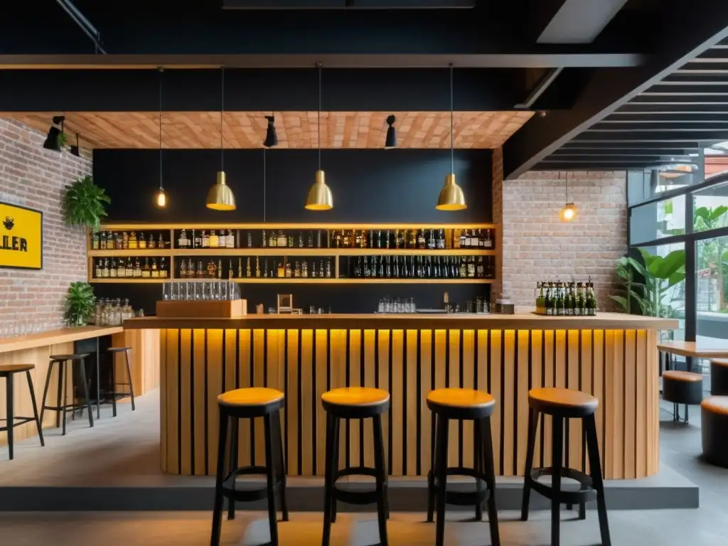 Bares en Bangkok: Interior detallado de Mikkeller Bangkok, con ambiente único y decoración danesa sofisticada