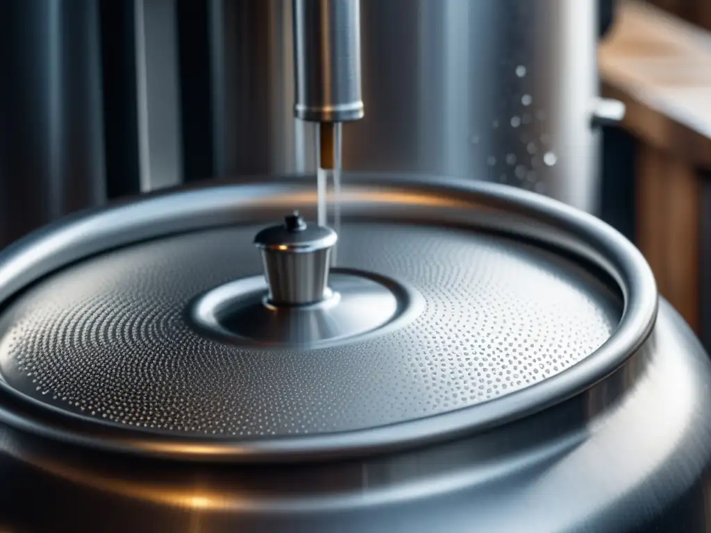 Kettle de acero inoxidable de limpieza impecable para homebrewing