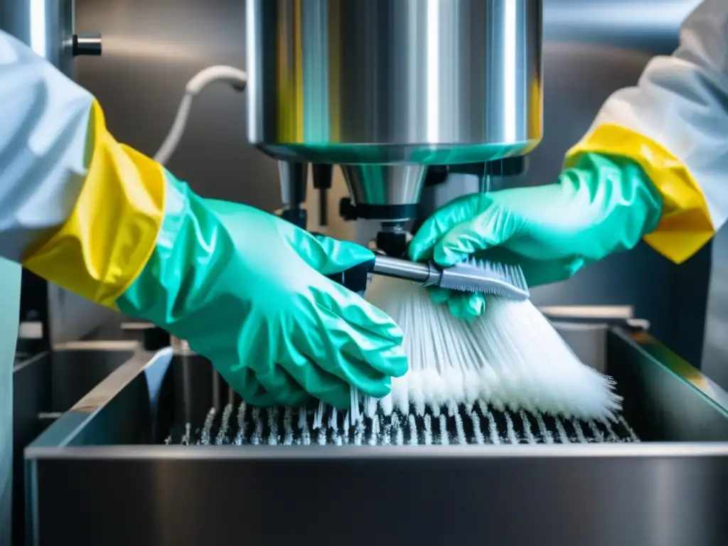 Limpieza meticulosa de equipo de elaboración: Pasión por el detalle en la sanitización del homebrewing