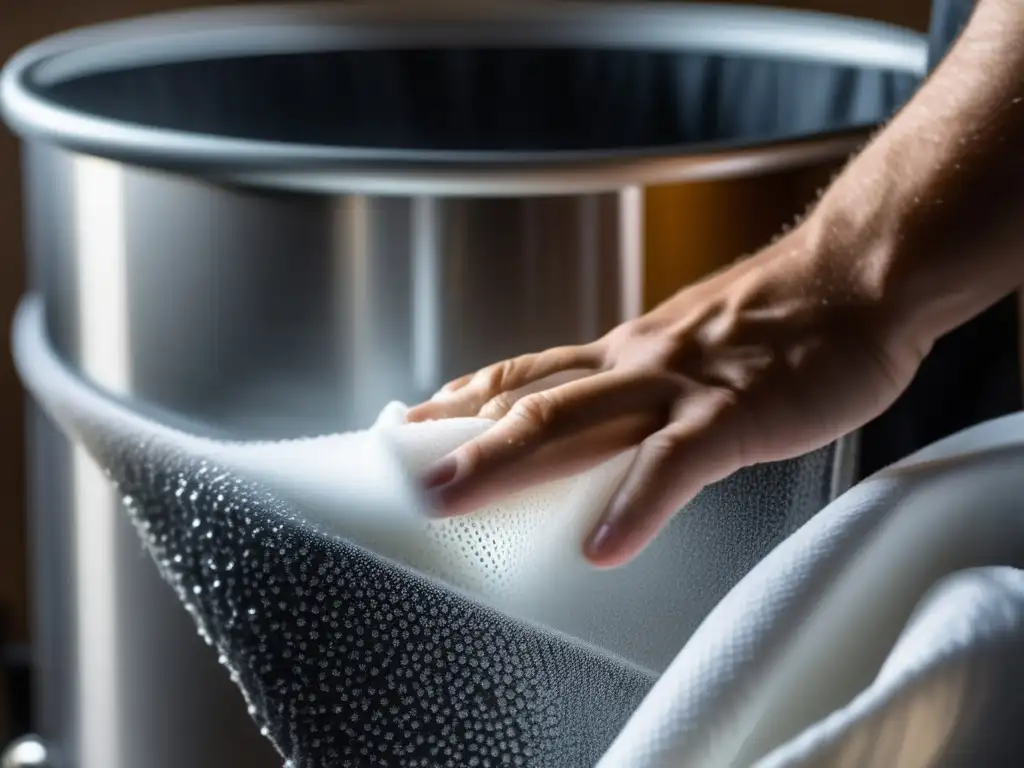 Pasión por el detalle: limpieza minuciosa de fermentador casero