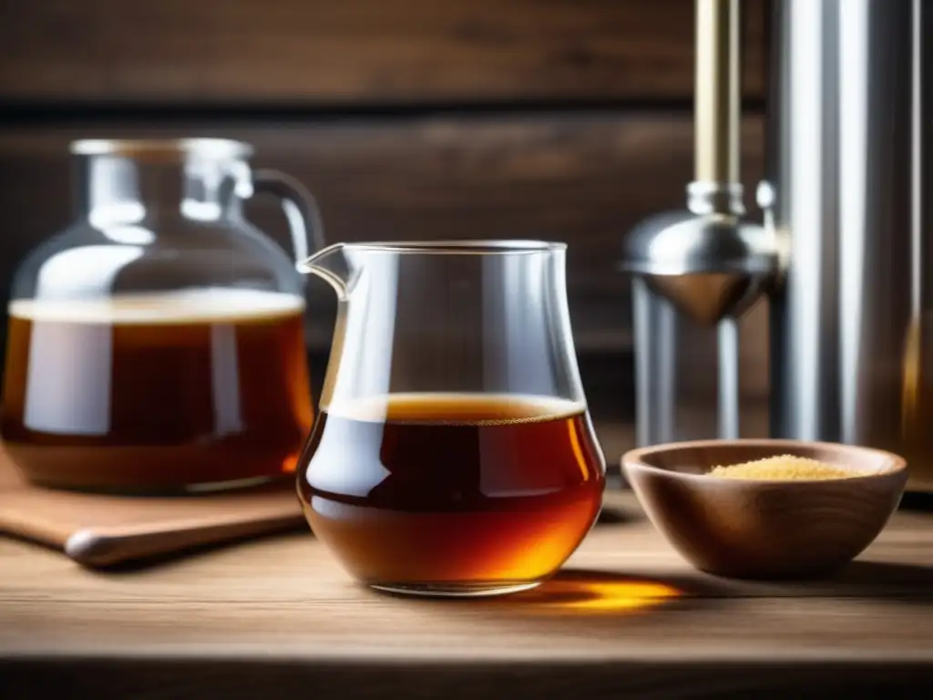 Proceso de macerado: Mosto y equipos de cervecería Imagen: Procesos de elaboración de mosto con detalle impresionante