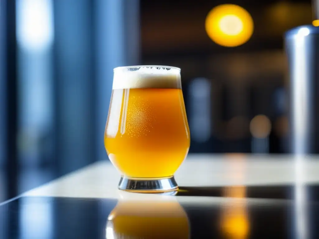 Cerveza Breakside Brewery Passionfruit Sour Ale Cerveza Breakside Brewery Passionfruit Sour Ale - Kettle Sour con vibrante color dorado, burbujas efervescentes y toque botánico sutil