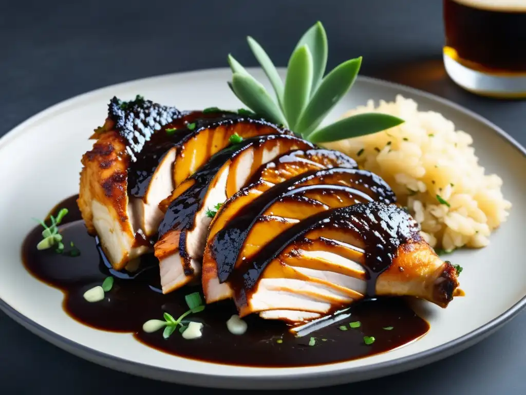 Delicioso Pollo a la cerveza negra Delicioso Pollo a la cerveza negra con Sabor Artesanal