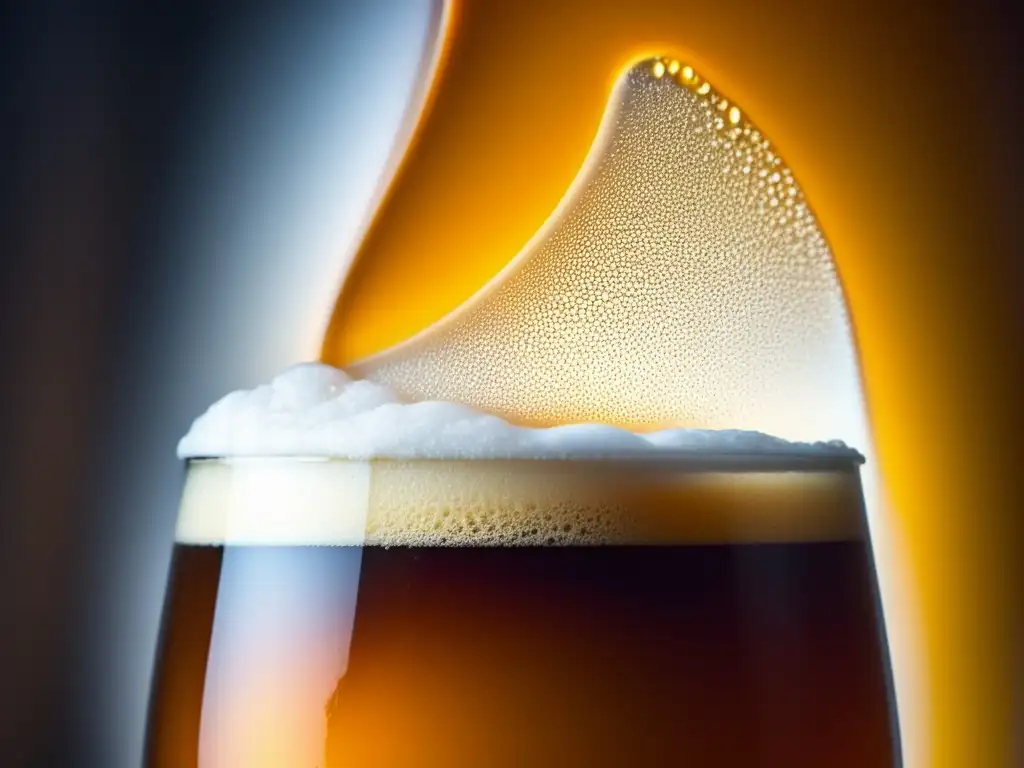 Cerveza Stone IPA: Pintura dorada y burbujeante, con espuma cremosa y amargo característico (West Coast IPA)