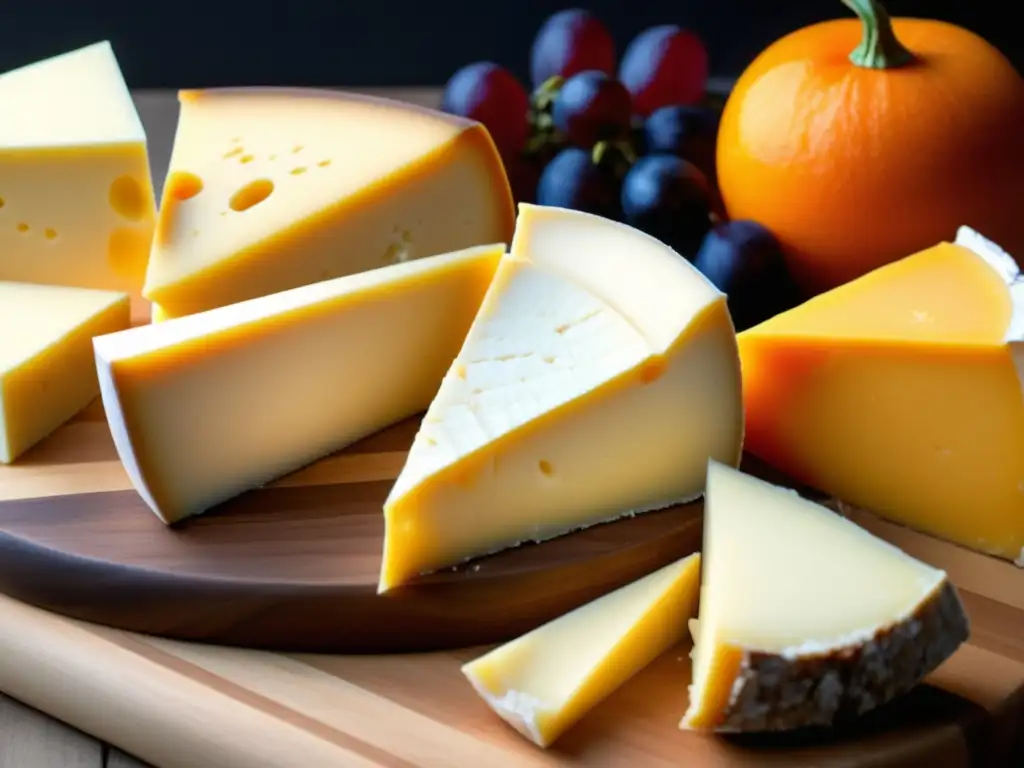 Tabla de quesos artesanales Tabla de quesos artesanales: cheddar, brie y gouda