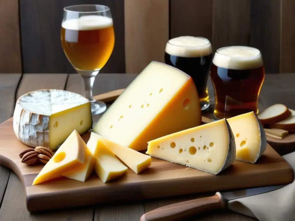 Tabla de quesos y cervezas artesanales Tabla de quesos y cervezas artesanales: maridaje perfecto para disfrutar (110 caracteres)