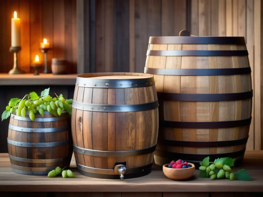 Tradicional barril sueco de cerveza con ingredientes vibrantes - Viajes a Suecia