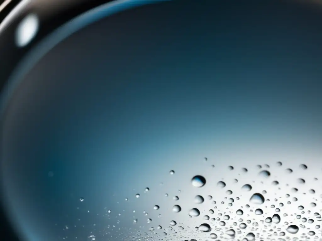 Agua cristalina en vaso helado Imagen de cristal de agua cerveza: pureza, detalle y frescura